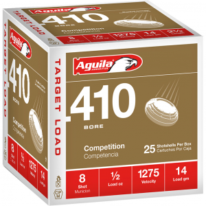 Target #8 2-1/2" 410 Gauge Shotgun Ammo - 25 Round Box
