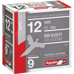 High Velocity #9 2-3/4" 12 Gauge Shotgun Ammo - 25 Round Box