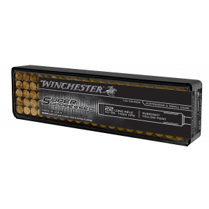 Super Suppressed Lead Round Nose 40 gr 22 Long Rifle Rimfire Ammo - 100 Round Box
