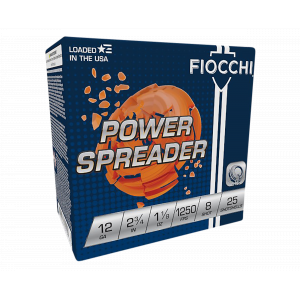 Exacta Target Power Spreader #8 2-3/4" 12 Gauge Shotgun Ammo - 25 Round Box