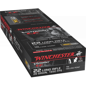 Varmint LF Tin Hollow Point 26 gr 22 Long Rifle Rimfire Ammo - 50 Round Box