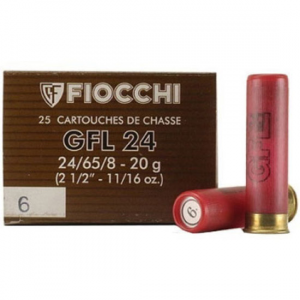 GFL 24 #6 2-1/2" 32 Gauge Shotgun Ammo - 25 Round Box