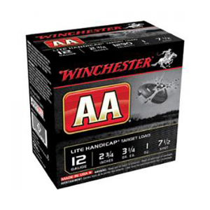 AA Lite Handicap Target #7.5 2-3/4" 12 gauge Shotgun Ammo - 25 Round Box