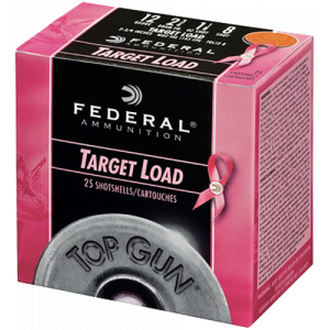 Top Gun Special Edition Pink #8 2-3/4" 12 Gauge Shotgun Ammo - 25 Round Box