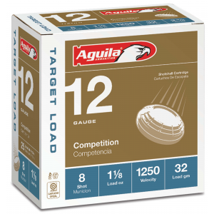 Target Load Competition #8 2-3/4" 1-1/8 oz 1250 fps 12 Gauge Shotgun Ammo - 25 Round Box