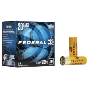 Top Gun Clay Target #8 20 Gauge Shotgun Ammo - 25 Round Box