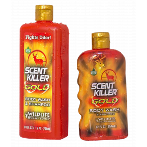 Scent Killer Gold Body Wash/Shampoo Odorless Scent Eliminator - 12 oz