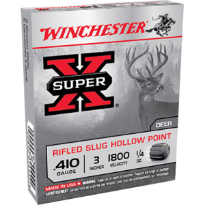 Super X Rifled Slug 3" 410 Gauge Shotgun Ammo - 5 Round Box