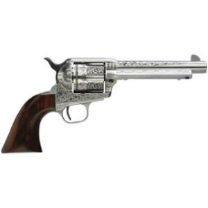 1873 Cattleman White Photo Engraved 5.50" 6 Round 45 Colt Revolver