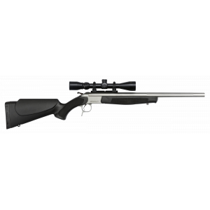 Scout Takedown Compact 20" Single Shot 350 Legend Rifle with Scope - Stainless/Black