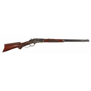 1873 24.25" 13 Round 357 Magnum / 38 Special Lever Action Rifle - Color Case Hardened