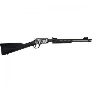 Gallery Engraved Flag 18" 15 Round 22 Long Rifle Pump Action Rifle