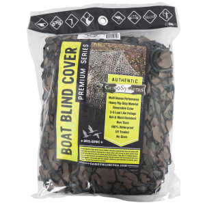 Military Premium Netting 5 Ft x 2 Ft Boat Blind Cover - Green/Brown Camo