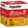 Super Extra High Velocity Copper Plated Solid Point 22 Long Rifle Rimfire Ammo
