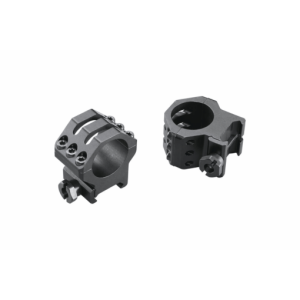 Weaver 6-Hole Skeletal 1in High Scope Rings - Black Rifle Depot