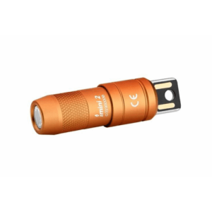 Olight iMini 2 Rechargeable Keychain LED Flashlight - Orange - Black Rifle Depot
