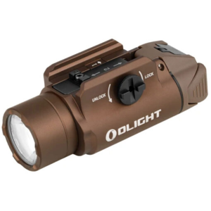 Olight Pl-3S Valkyrie Desert Tan Max 1,000 Lumens WML With Two Cr123A Batteries - Black Rifle Depot
