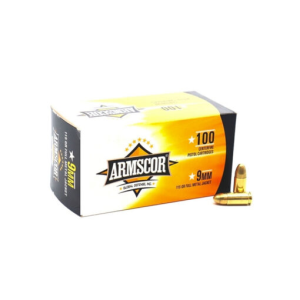 Armscor 9mm ARM50444 115 Grain Full Metal Jacket Ammunition - 1200rd Case - Black Rifle Depot