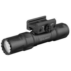 Olight Odin S Picatinny Matte Black 1,500 Lumens Tactical LED Flashlight With Picatinny Mount - Black Rifle Depot