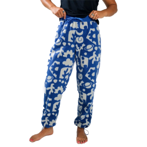 Women's Wild Rye Danner High Pile Jogger 2025 Blue Pant size X-Large | Polyester