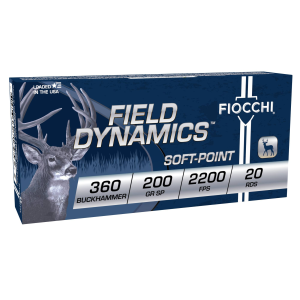 Field Dynamics Big Game, 360 Buckhammer, 200 Grain, Soft Point, 2200 fps