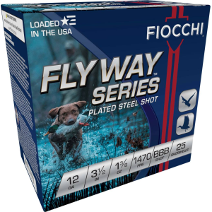 Flyway Series, 12 Gauge, BBB Shot, 3-1/2 in, 1 3/8 oz, 1470 fps