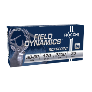 Field Dynamics Big Game, 30-30 Win, 170 Grain, Flat Soft Point, 2200 fps