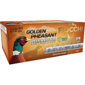 Golden Pheasant Bismuth, 12 Gauge, 6 Shot, 2-3/4 in, 1 1/4 oz, 1400 fps