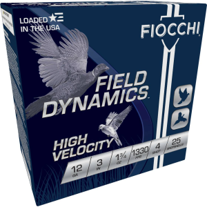Field Dynamics High Velocity, 12 Gauge, 4 Shot, 3 in, 1 3/4 oz, 1330 fps