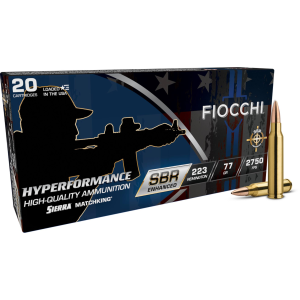 Hyperformance Defense Rifle, 223 Rem, 77 Grain, HP Boat Tail, 2750 fps
