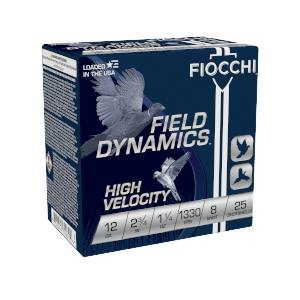 Field Dynamics High Velocity, 12 Gauge, 8 Shot, 2-3/4 in, 1 1/4 oz, 1330 fps