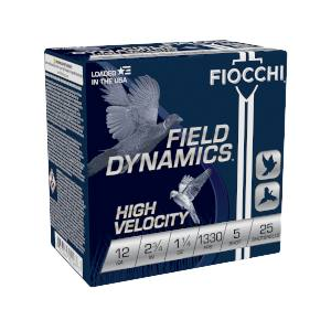 Field Dynamics High Velocity, 12 Gauge, 5 Shot, 2-3/4 in, 1 1/4 oz, 1330 fps