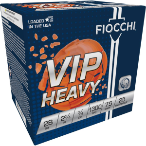 VIP Heavy, 28 Gauge, 7.5 Shot, 2-3/4 in, 3/4 oz, 1300 fps