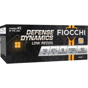 Defense Dynamics Low Recoil, 12 Gauge, 1 Buck Shot, 2-3/4 in, 1150 fps
