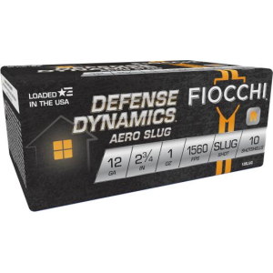 Defense Dynamics Aero Slug, 12 Gauge, 438 Grain, 2-3/4 in, 1560 fps