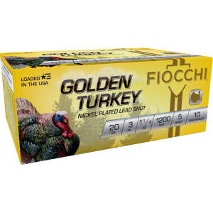 Golden Turkey, 20 Gauge, 5 Shot, 3 in, 1 1/4 oz, 1200 fps