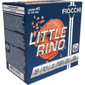 Little Rino, 12 Gauge, 7.5 Shot, 2-3/4 in, 1 oz, 1250 fps
