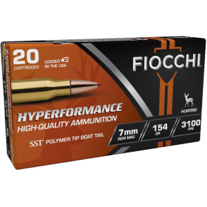 Hyperformance Hunt Rifle, 7mm Rem Mag, 154 Grain, Hornady(R) SST(R) Polymer Boat-Tail, 3100 fps