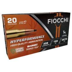 Hyperformance Hunt Rifle, 308 Win, 168 Grain, Barnes(R) TTSX(TM) Polymer Tipped Copper HP, 2670 fps