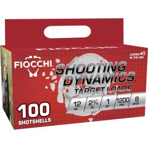 Shooting Dynamics, 12 Gauge, 8 Shot, 2-3/4 in, 1 oz, 1200 fps