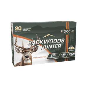 Backwoods Hunter, 270 Win, 130 Grain, Copper HP, 3100 fps