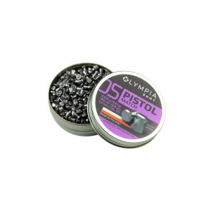 Olympia Shot Match Pistol Pellets, .177cal, 8.02gr, Wadcutter - 500ct 0.177