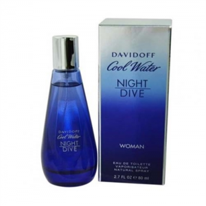 Cool Water Night Dive by Davidoff for Women 2.7oz Eau De Toilette Spray -  Zino Davidoff, wf-coolwnight27s