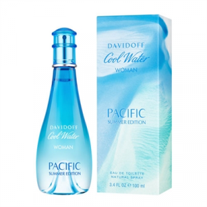 Cool Water Pacific Summer Edition by Zino Davidoff for Women 3.4oz Eau De Toilette Spray -  wf-coolpacsum34s