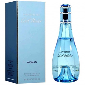 Cool Water by Zino Davidoff for Women 3.4 oz Eau De Toilette Spray -  wf-coolw34s