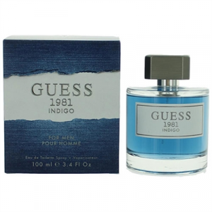 1981 Indigo by Guess for Men 3.4oz Eau De Toilette Spray -  mf-guessind34s