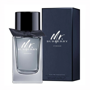 Mr. Burberry Indigo by Burberry for Men 3.3oz Eau De Toilette Spray -  mf-mrburind33s