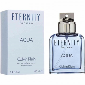 Eternity Aqua by Calvin Klein for Men 3.4 oz Eau De Toilette Spray -  mf-eteaqua34s