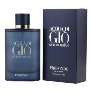 Acqua Di Gio Profondo by Giorgio Armani for Men 4.2oz Eau De Parfum Spray -  mf-acqpro42ps