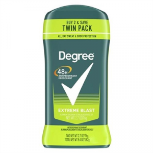 Degree 48 Hour Deodorant Extreme Blast Twin Pack 2.7oz / 76g -  M26280